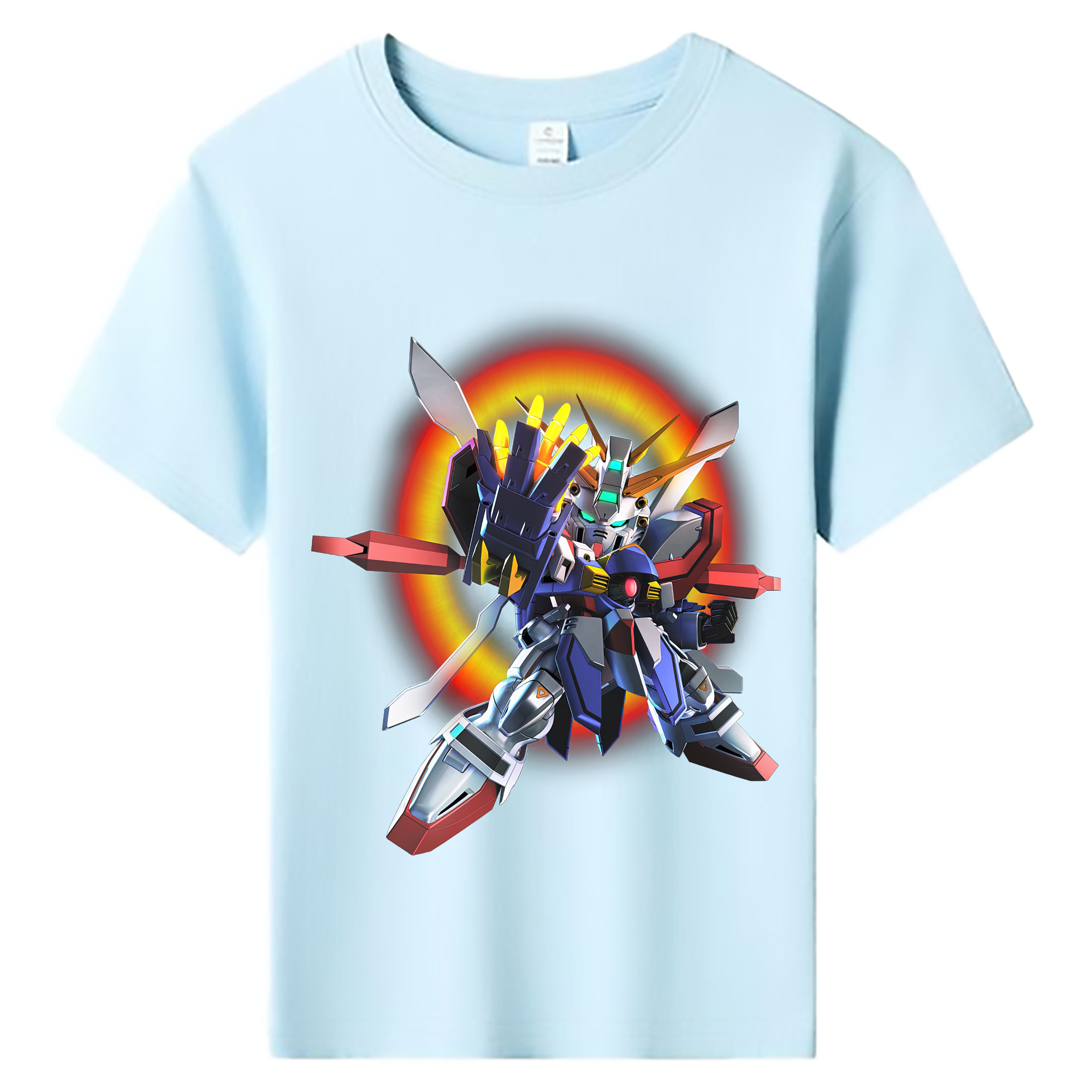 （画像用） 機動戦士ガンダム Mobile Suit Gundam 綿100％キッズTシャツ（フロントプリント）